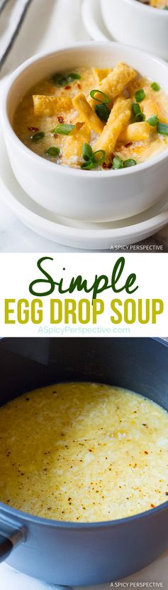 Simple Egg Drop Soup