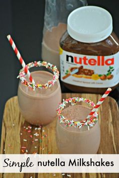 Simple Nutella Milkshake