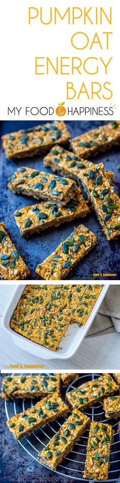 Simple Pumpkin oat energy bars