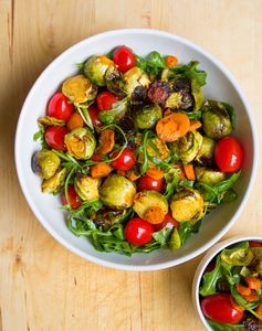 Simple Sriracha-Roasted Brussels Sprout Salad