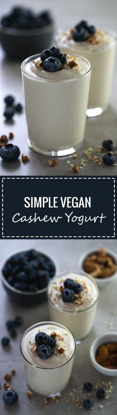 Simple Vegan Cashew Yogurt