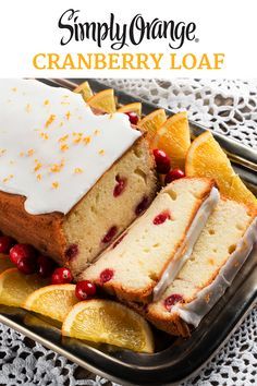 Simply Orange® Cranberry Loaf