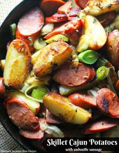 Skillet Cajun Potatoes With Andouille Sausage