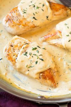 Skillet Chicken with Mustard Cream Sauce