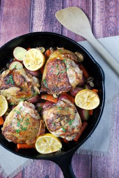 Skillet Rosemary Chicken with Potatoes