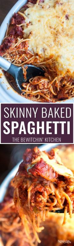 Skinny Baked Spaghetti