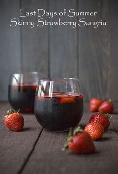 Skinny California Strawberry Sangria