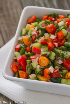 Skinny Chopped Veggie Salad