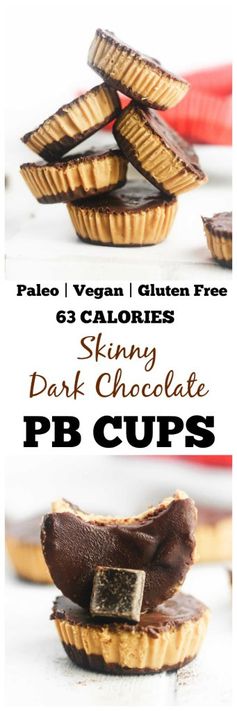 Skinny Dark Chocolate PB Cups