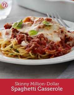 Skinny Million-Dollar Spaghetti Casserole