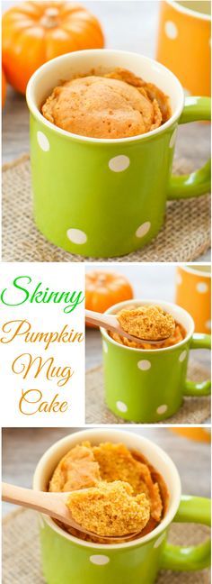 Skinny Pumpkin Mug Cake