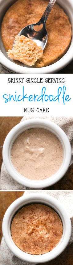 Skinny Single-Serving Snickerdoodle Mug Cake