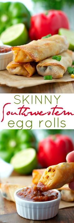 Skinny Southwestern Egg Rolls