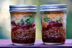 Skinny Taco Salad in a Jar
