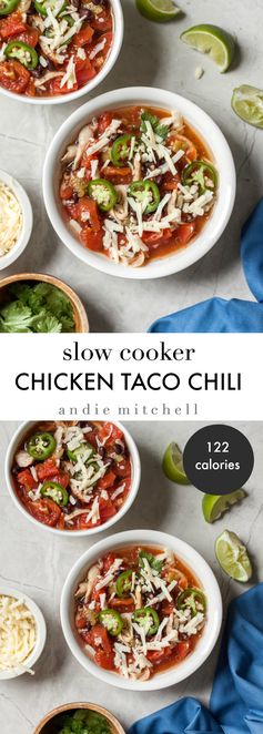 Skinnytaste Slow Cooker Chicken Taco Chili