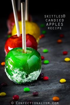 Skittles Candied Apples