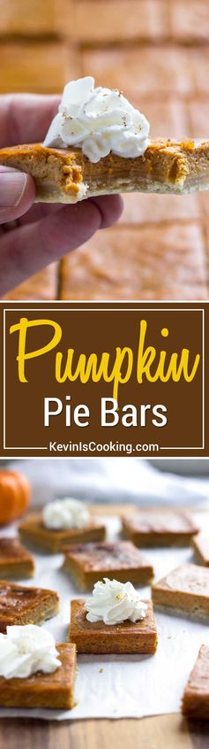 Slab Pumpkin Pie Bars