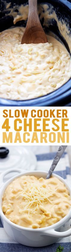 Slow Cooker 4 Cheese Macaroni