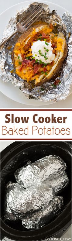 Slow Cooker “Baked” Potatoes