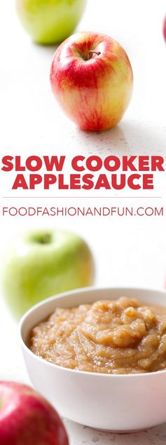 Slow Cooker Applesauce (Vegan, AIP