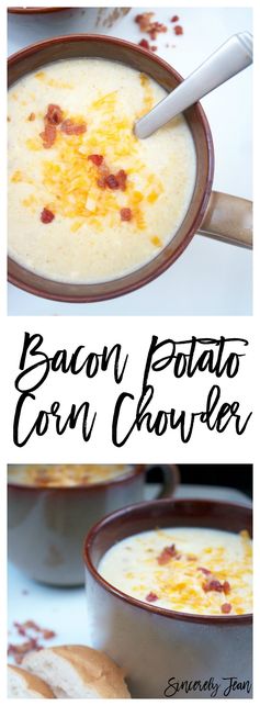 Slow Cooker Bacon Potato Corn Chowder