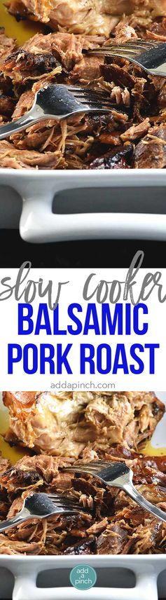 Slow Cooker Balsamic Pork Roast