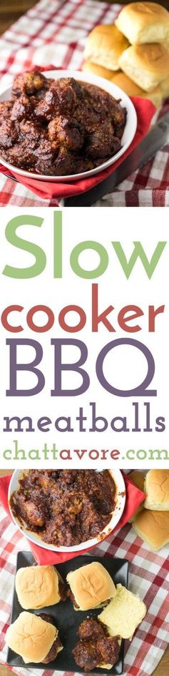 Slow Cooker Barbecue Meatballs