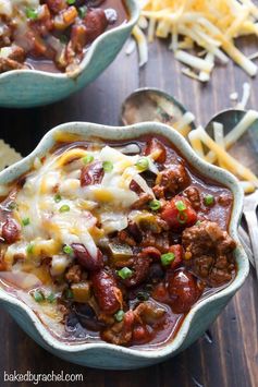 Slow Cooker Beef and Bean Chili