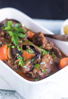 Slow Cooker Beef and Mushroom Stew