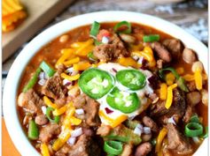 Slow Cooker Beefy 15 BEAN Chili