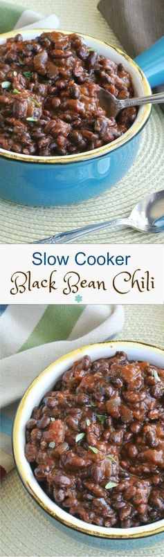 Slow Cooker Black Bean Chili