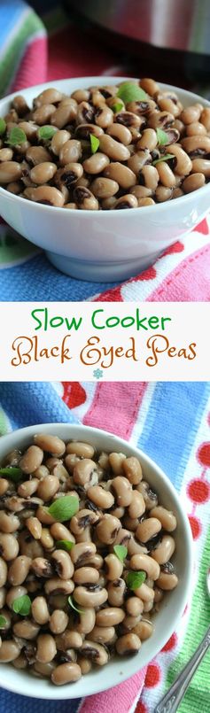 Slow Cooker Black Eyed Peas