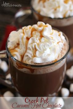 Slow Cooker Caramel Hot Chocolate