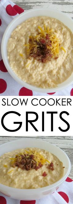 Slow Cooker Cheese Grits