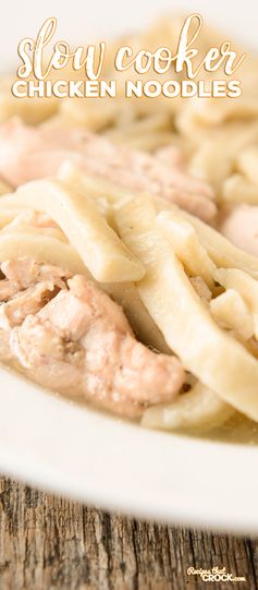 Slow Cooker Chicken Noodles