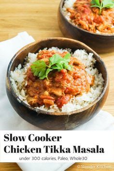 Slow Cooker Chicken Tikka Masala with Cauliflower