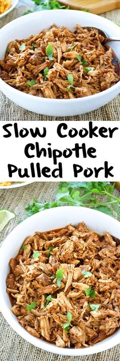 Slow Cooker Chipotle Pulled Pork (Whole30