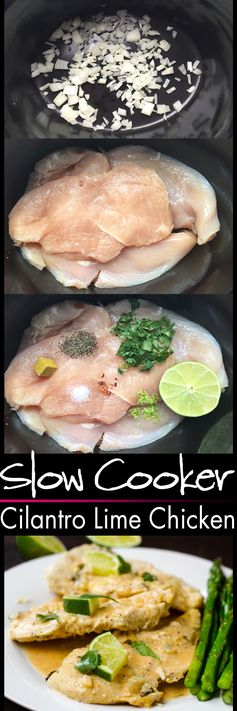 Slow Cooker Cilantro Lime Chicken