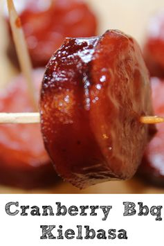 Slow Cooker Cranberry Bbq Kielbasa