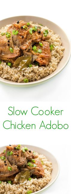 Slow Cooker Filipino Chicken Adobo