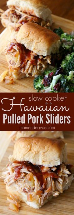 Slow Cooker Hawaiian Pulled Pork Sliders