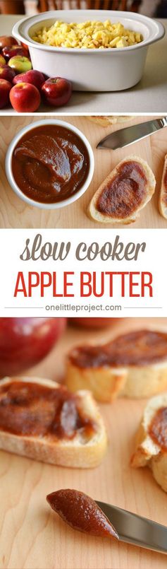 Slow Cooker Homemade Apple Butter