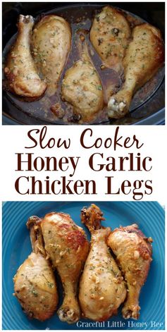 Slow Cooker Honey Garlic Chicken Legs