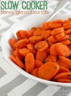 Slow Cooker Honey-Glazed Carrots