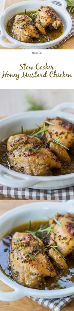 Slow Cooker Honey Mustard Chicken