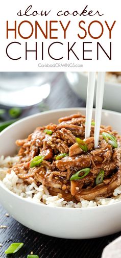 Slow Cooker Honey Soy Chicken