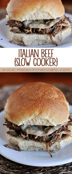 Slow Cooker Italian Beef