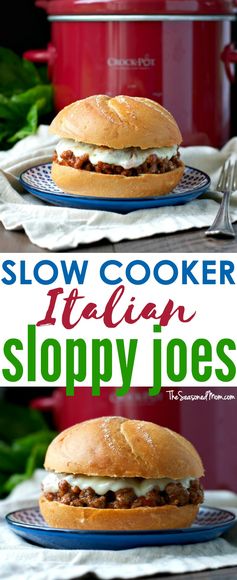 Slow Cooker Italian Sloppy Joes