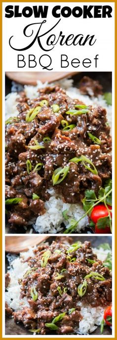 Slow Cooker Korean BBQ Beef