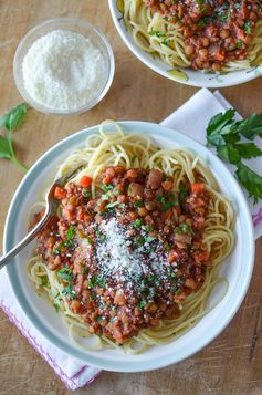 Slow Cooker Lentil Bolognese